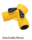 Seachoice Water Hose "y" Connector Splitter Double Dual Shut-off Valves 79671 New. Price: $12.97.