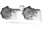Lasalle Bristol 20354RW21 Utopia 4" White Shower Valve - Smoked Handles New. Price: $39.54.
