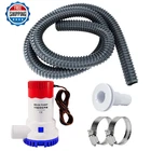 Sanuke 1500GPH Boat Bilge Pump Kit 12V Marine Water 1-1/8" With 6FT Pvc Hos. Price: $65.97.