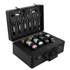 Barber Case Clipper Bag Black, Hair Kit Tool Box Aluminum Organizer With Port... New. Price: $76.59.