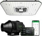 Vivosun 2-IN-1 Wifi E42A Ventilation Kit A100 Led Grow Light & S4 Inline Fan New. Price: $189.59.