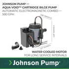 Johnson Pump 10-13637-01 Aqua Void Electro-mag 12V, 500 Gph Water System New. Price: $86.26.