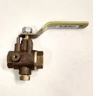 Groco Mechanical Labs IBV-375 Bronze Ball Valve 3/8'' New. Price: $14.99.