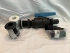 Trudesign 3/4 Marine Ball Valve Plus Thru Hulls And Hose Barbs New. Price: $125.00.