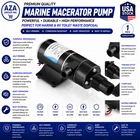 Macerator Pump For Jabsco 18590-2092, 12V 12GPM, Self Priming Waste New. Price: $117.98.