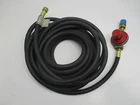 7596-B 20 Foot Lp High Pressure Hose 3/8" Id. Max Wp 350 Psi With Regulator Used. Price: $39.99.