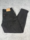 Levi 550 Womens 12 Baggy Black Jeans 30X29 Y2K Vintage Relaxed Tapered Stretch Pre-owned. Price: $39.95.