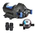 Jabsco Par-max Shower Drain/gen Purpose Pump 3.5GPM-25PSI-12VDC W/strainer New. Price: $202.29.