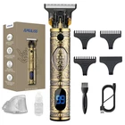 Amuliss Professional Mens Hair Clippers Zero Gapped 8 Piece Set, Golden New. Price: $37.90.