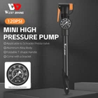 West Biking Portable Bike Bicycle Hand Pump Tire Inflator With Pressure Guage New. Price: $17.97.