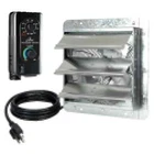 Iliving Industrial Exhaust Fan Shutter 12INCH 960 Cfm Thermospeed Controller 65W New. Price: $90.78.