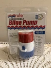 Rule Bilge Pump 500 Gph 12V Submersible Boat Marine Model 25D New. Price: $45.00.