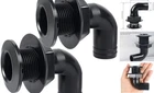 Orlang 3/4IN/1IN Thru Hull Fittings For Boats,abs Plastic 1IN-2PACK Black New. Price: $25.62.