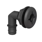 Flow-rite Thru HULL-3/4" Elbow Black #MA-027-B New. Price: $7.63.