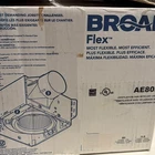Broan AE80B Ceiling Exhaust Fan Led Light Energy Star Certified White New. Price: $70.00.