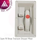Whale Swim 'n' Rinse Transom Shower Mixer RT2648 White For Boats - Motorhome New. Price: $181.39.