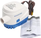 12V 1100GPH Bilge Pump Boat Automatic Submersible Water With Float Switch New. Price: $27.99.