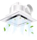Fasdunt Bathroom Exhaust Fan With Light, 1.0 Sones Ultra Quiet Ceiling Mount Open. Price: $43.00.