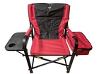 Faulkner 49582 El Capitan Folding Chair With Tray And Cooler Bag, Burgundy/black New. Price: $125.99.