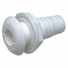 Seachoice Thru-hull Connector White Plastic 1-1/2" #18111 New. Price: $12.59.