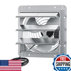 Ficbxra 14 Inch Shutter Exhaust Fan Aluminum Wall Mounted 1558 Cfm New. Price: $117.16.