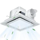 12" Ultra Quiet Bathroom Exhaust Fan With 6500K Led Light, 1.0 Sone 120 Cfm, 10X New. Price: $133.68.