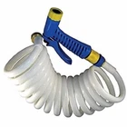 Marpac New Marine Boat Coiled Washdown Hose With Nozzle 1/2 X 25. Price: $38.99.