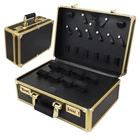 Kinglioncase Barber Clipper Bag Gold, Hair Kit Tool Box Aluminum Organiz... New. Price: $80.76.