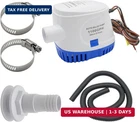 Automatic Bilge Pumps For Boats 12V,1100GPH Flow Rate, With 1-1/8 Inch New. Price: $49.61.