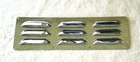Perko Chrome Plated Brass Louver Ventilator 11 X 3-1/2 033509ADP Used. Price: $8.95.