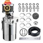 Evil Energy Oil Catch Can, 300ML Baffled With Breather 5 Ft, Silver New. Price: $70.99.