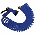 Whitecap P-0442B, 50' Blue Coiled Hose W/nozzle & 3/4" Male/female Brass Fitt... New. Price: $83.21.