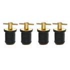 1 Inch Handle Brass Boat Snap Drain Marine Twist Rubber PLUGS,2 Pack New. Price: $26.49.