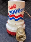 Rule Model 10 Non-automatic Heavy Duty Bilge Pump 2000 Gph 12V Tested Marine Used. Price: $74.99.