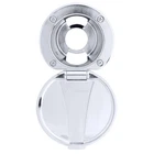 Ambassador Marine 136-0005-CP Recessed Cup & Lid Set (all Plastic) (chrome) New. Price: $32.99.