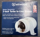 B206 Attwood 17334 Turbo 3000-3 In-line Blower 3-INCH New. Price: $50.00.