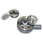 Scandvik 2-1/16" Polished Sink Drain Basket & Stopper New. Price: $52.53.