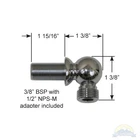 Scandvik Faucets Showers Compact Bulkhead Elbow (10003) New. Price: $25.00.