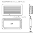 Grille Return Air W/mounting Frame & Filter White Plastic PG10X8RF New. Price: $78.00.