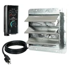 Iliving Shutter Exhaust Fan Thermospeed Controller Galvanized Steel 960-CFM New. Price: $101.75.