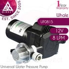 Whale Universal Water Pressure Pump 8L-12V-8 Lpm 45PSI Self-priming Withstrainer New. Price: $215.42.