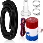 Lounsweer Pcs Bilge Pump Plumbing Kit Including Electric 12V 500GPH, Black New. Price: $35.76.