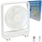 Magnetic Cruise Ship Fan Usb-c Rechargeable, Quiet, Ultra-thin, All Lin New. Price: $44.42.