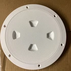 Beckson 8" Screw-out Deck Plate W/standard Trim Ring (white) #DP84-W New. Price: $50.00.