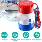 1100GPH 12V Electric Marine Submersible Bilge Pump Water For Boat Yacht New. Price: $16.84.