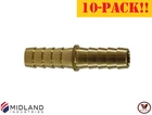 10 Pack Midland Metals 32094 Brass Hose Mender Splicer 5/16"BARBX5/16"BARB New. Price: $61.05.