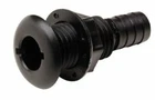 Seachoice Thru-hull Connector, 3/4" Hose, Black, Plastic New. Price: $15.13.