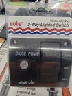 Rule (24-32V) Way Lighted Switch Model # 43 Bilge New. Price: $40.00.