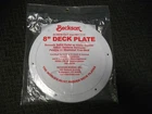 Beckson 8" DP84-W Screw Out Diamond Non-skid White Deck Plate Boat Marine New. Price: $45.99.