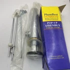 Jones Stephens Corp. Plumbest Pop-up Assembly Chrome Plated Brass (P35-001) A94 New. Price: $8.90.